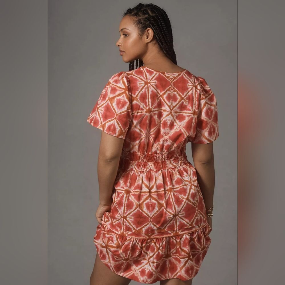 Anthropologie The Somerset Mini Dress in Med Pink NWT - Picture 9 of 10